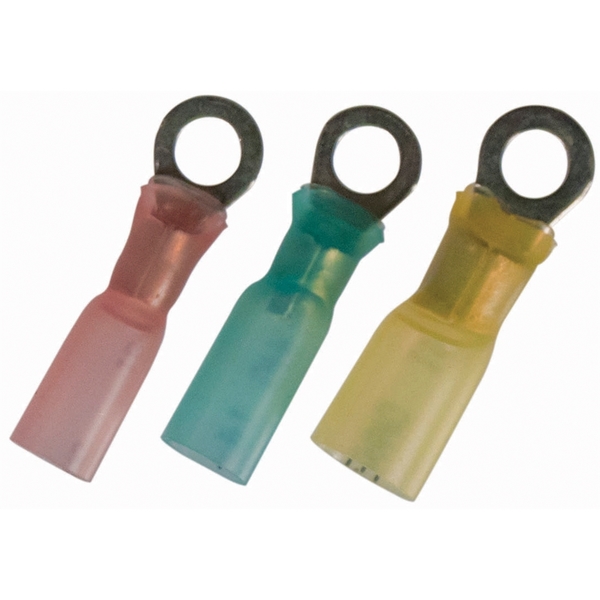 The Best Connection 8 1/2 IN  Red CS Heat Shrink Ring - 4 Piece 2323J